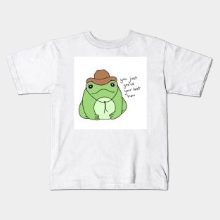 frog cowboy Kids T-Shirt